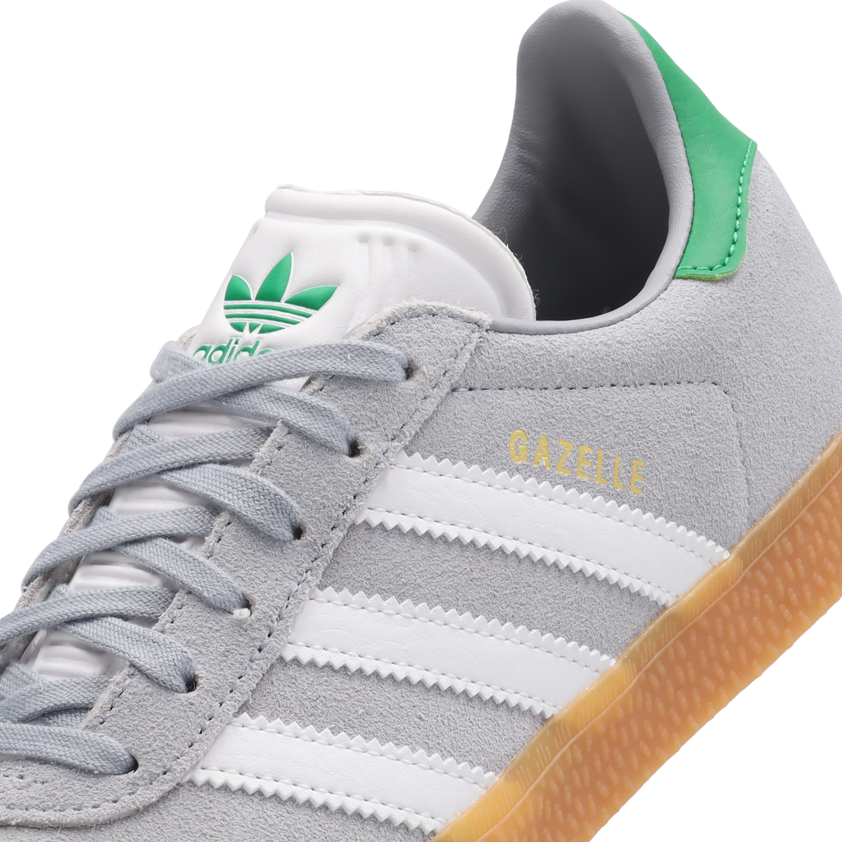 Adidas Gazelle Unisex Halo Silver-White-Green