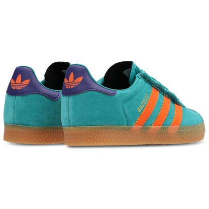 Adidas Gazelle Mujer Pure Teal-Impact Orange-Collegiate Purple