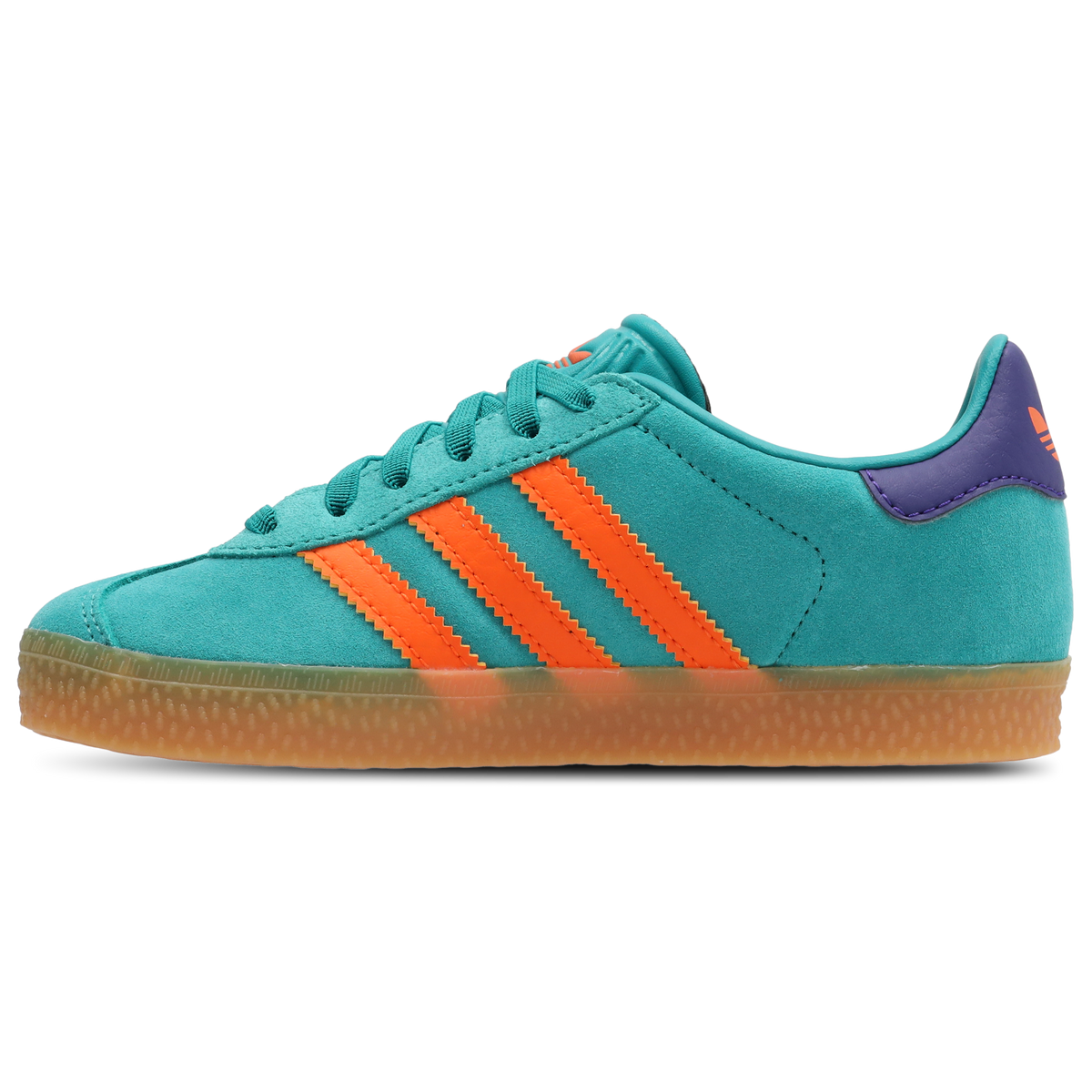 Adidas Gazelle Mujer Pure Teal-Impact Orange-Collegiate Purple