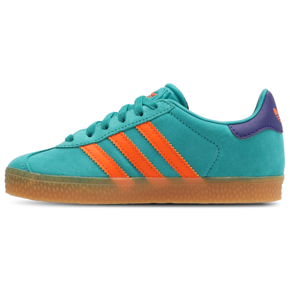 Adidas Gazelle Mujer Pure Teal-Impact Orange-Collegiate Purple