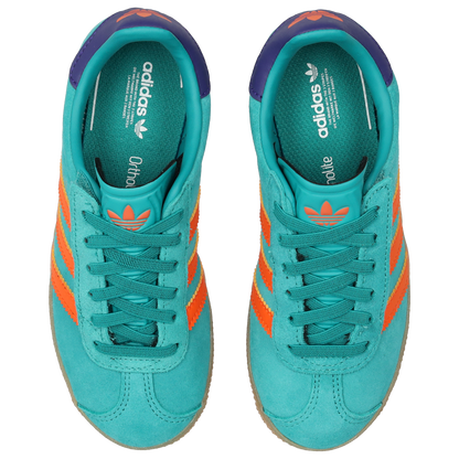 Adidas Gazelle Mujer Pure Teal-Impact Orange-Collegiate Purple