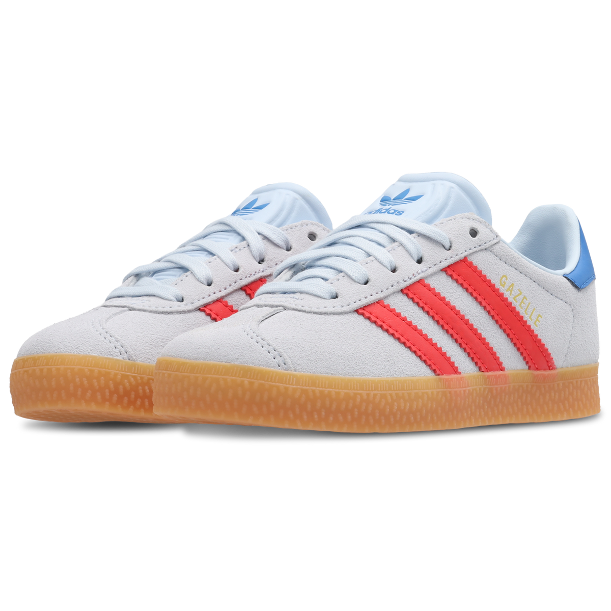 Adidas Gazelle Mujer Crystal Sky-Semi Lucid Red-Bluebird