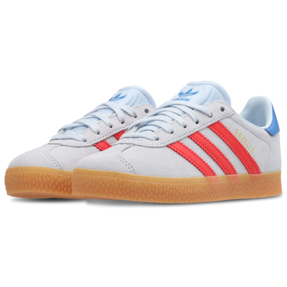 Adidas Gazelle Mujer Crystal Sky-Semi Lucid Red-Bluebird