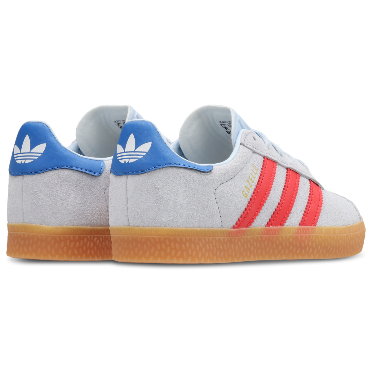 Adidas Gazelle Mujer Crystal Sky-Semi Lucid Red-Bluebird