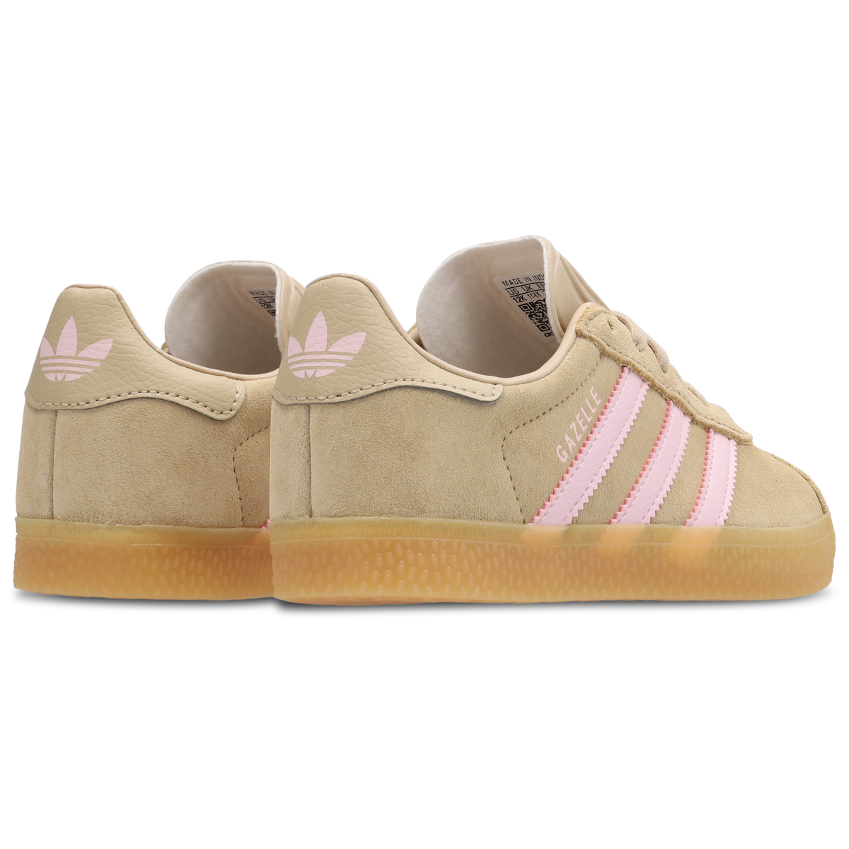 Adidas Gazelle Mujer Magic Beige-Clear Pink