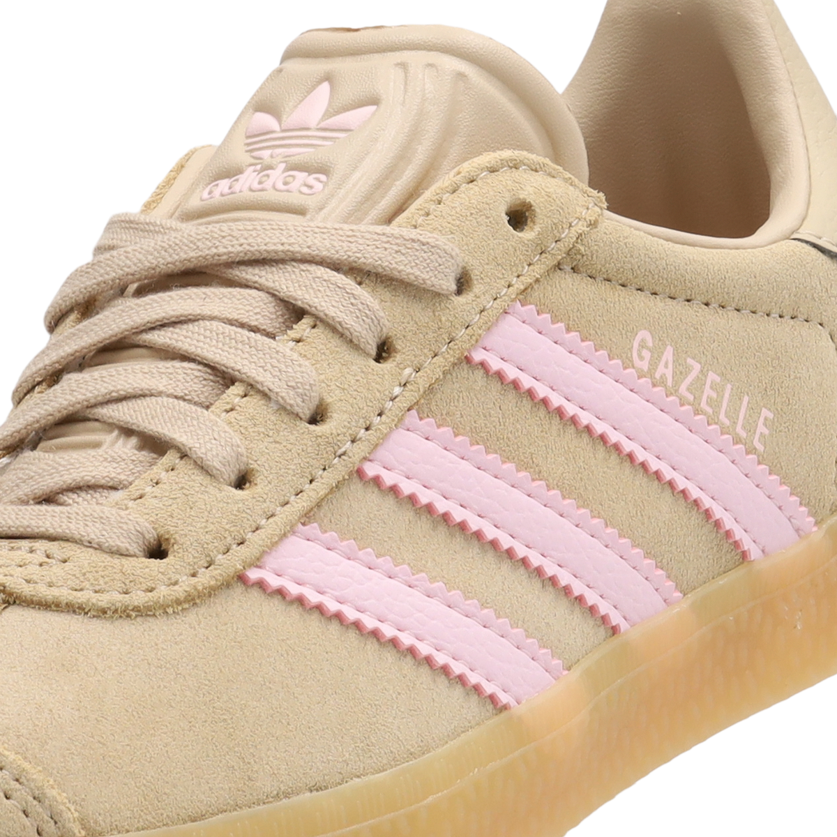 Adidas Gazelle Mujer Magic Beige-Clear Pink