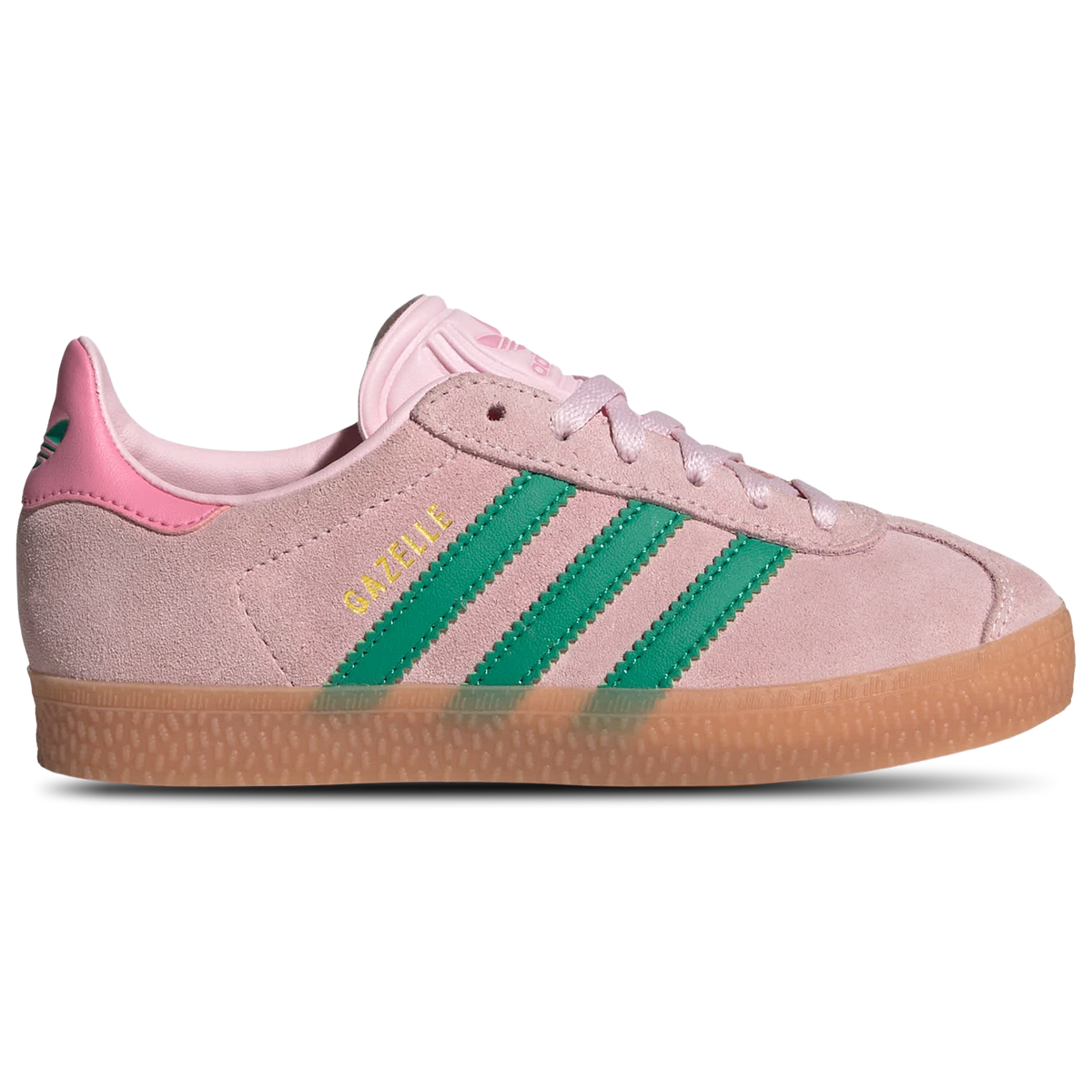 Adidas Gazelle Mujer Clear Pink-Court Green
