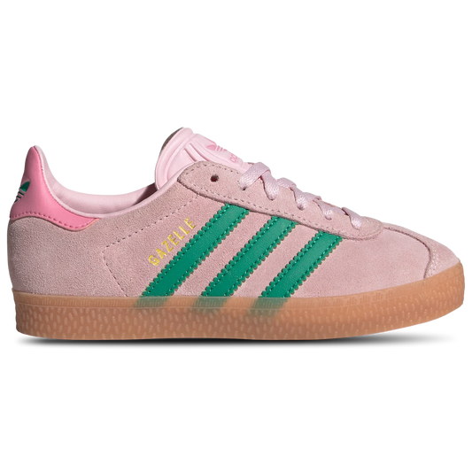 Adidas Gazelle Mujer Clear Pink-Court Green