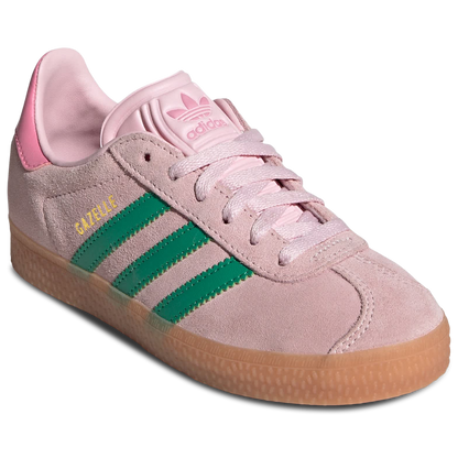 Adidas Gazelle Mujer Clear Pink-Court Green