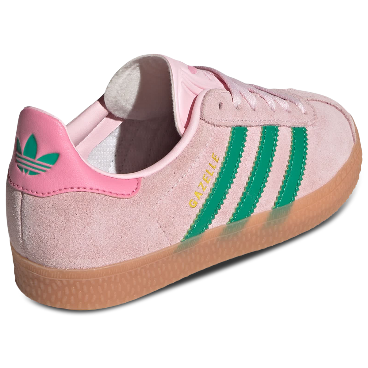 Adidas Gazelle Mujer Clear Pink-Court Green