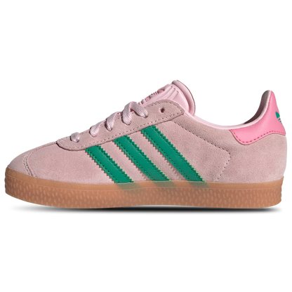 Adidas Gazelle Mujer Clear Pink-Court Green