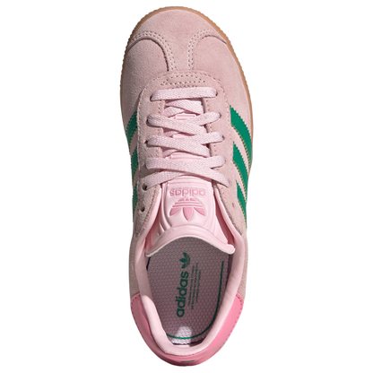 Adidas Gazelle Mujer Clear Pink-Court Green