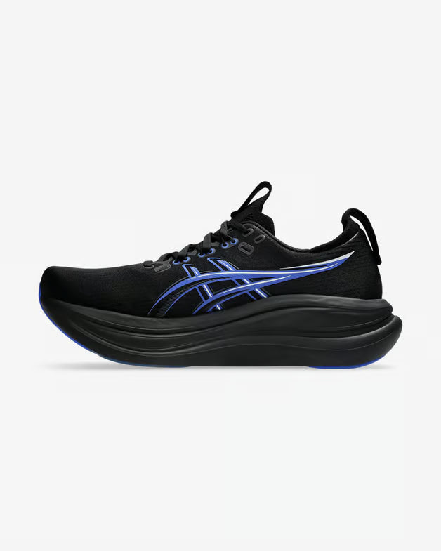 Asics Gel-Nimbus 28 Unisex Black-Electric Blue