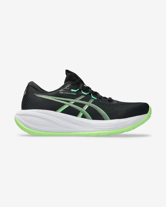 Asics Gel-Nimbus 28 Unisex Black-Ultra Green