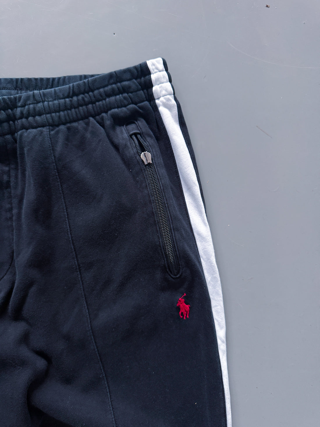 Polo Ralph Lauren Vintage Striped Jogger Pants – Black