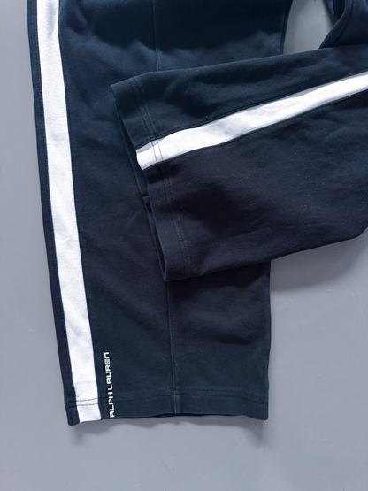 Polo Ralph Lauren Vintage Striped Jogger Pants – Black