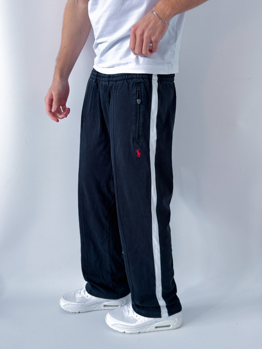 Polo Ralph Lauren Vintage Striped Jogger Pants – Black