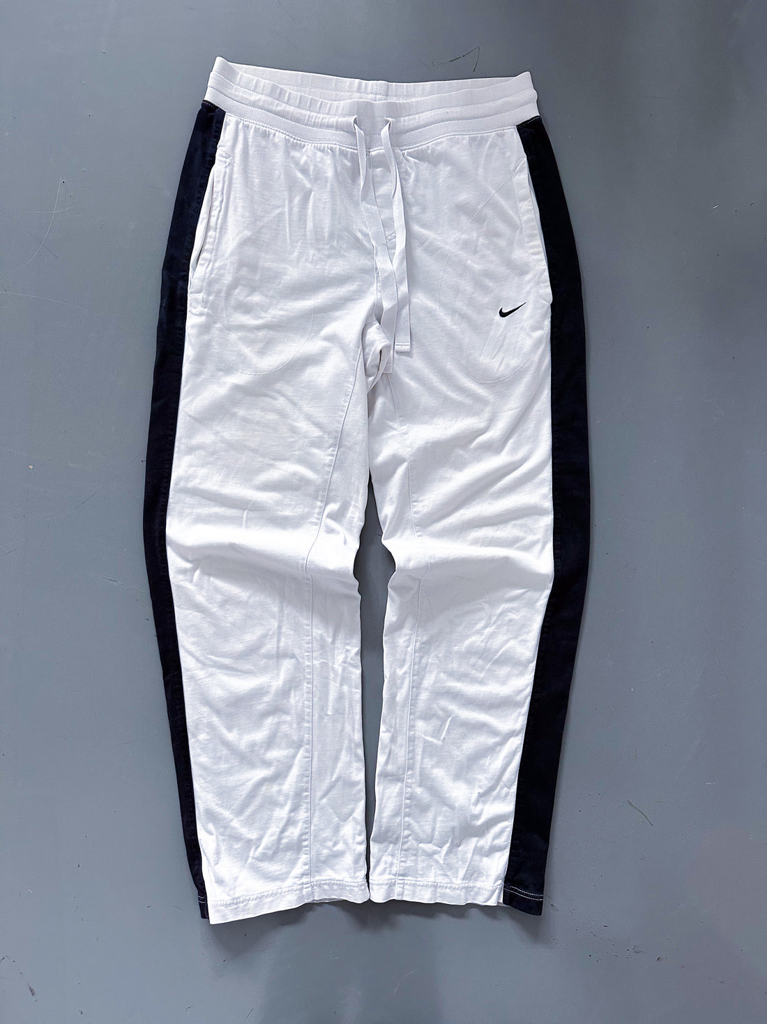 Nike Vintage Striped Jogger Pants – White