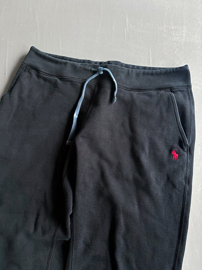 Polo Ralph Lauren Vintage Jogger Pants – Black (Red Logo)