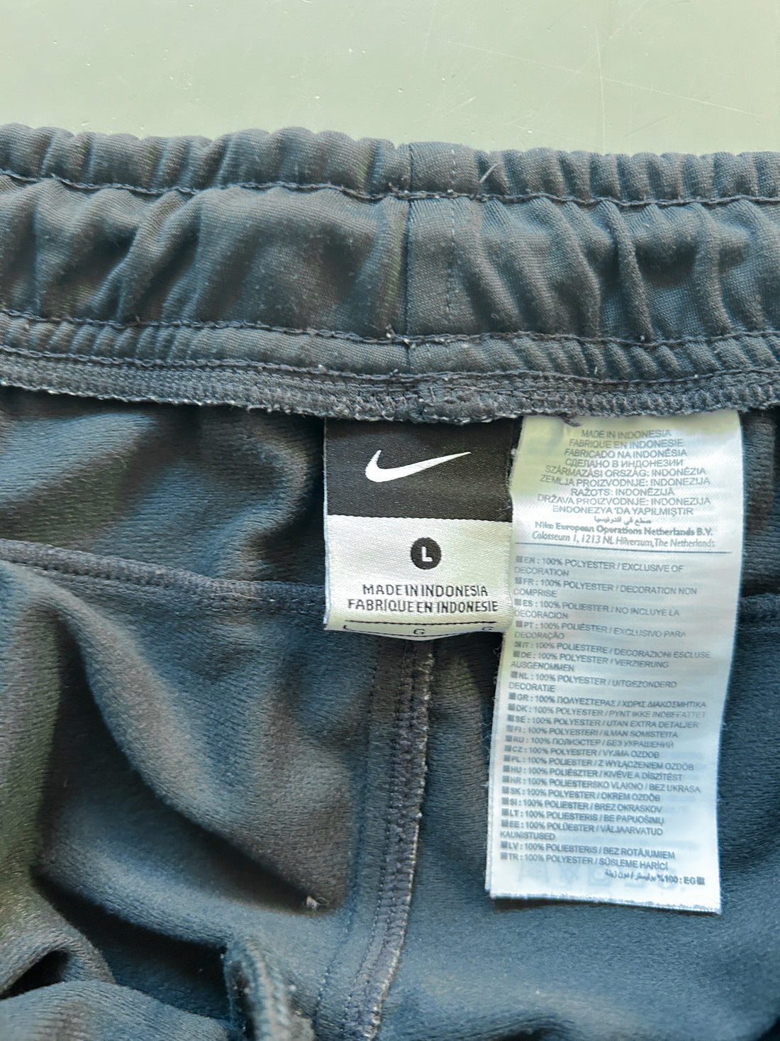 Nike Vintage Striped Jogger Pants – Black