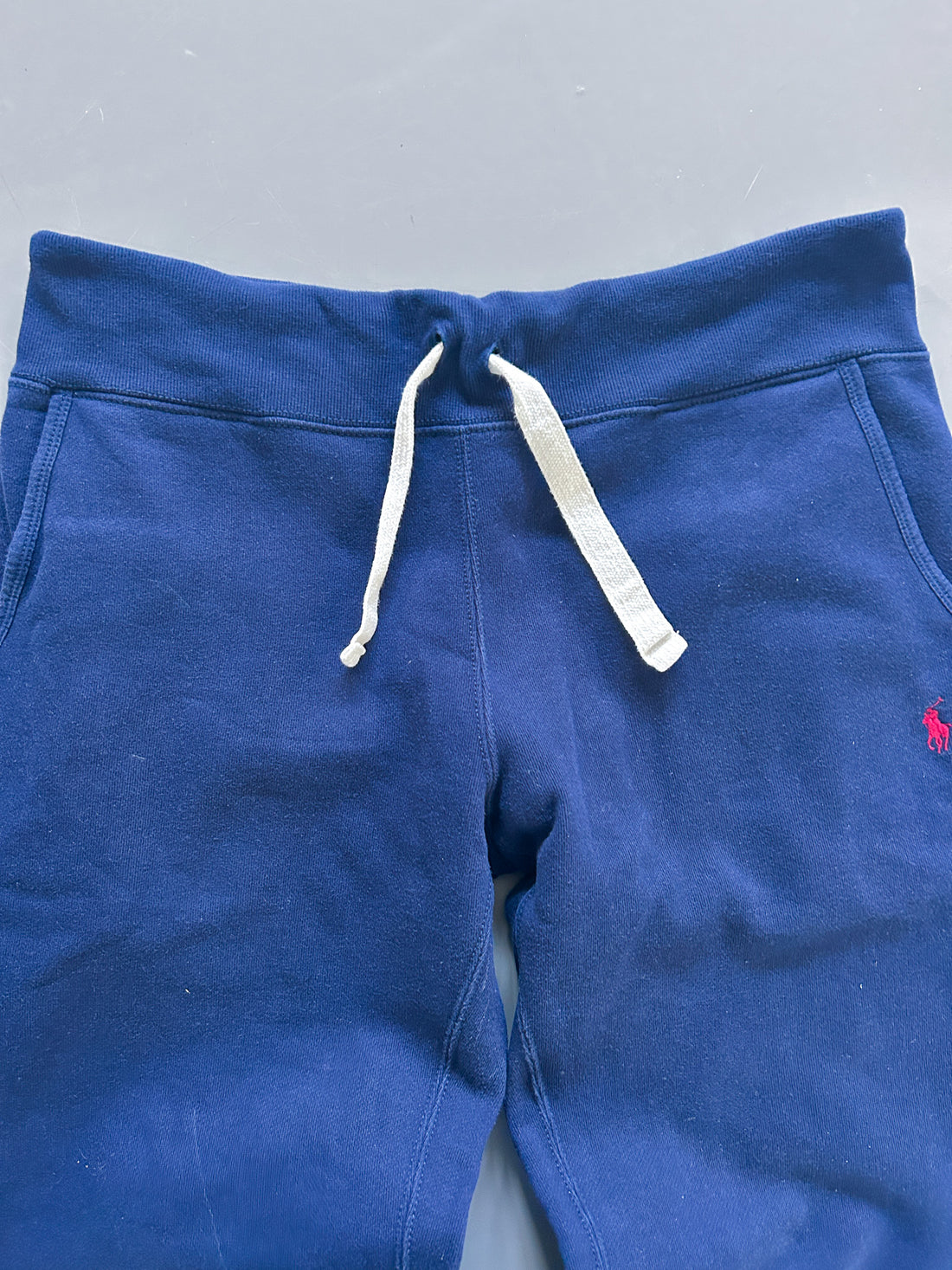 Polo Ralph Lauren Vintage Jogger Pants – Navy Blue (Red Logo)