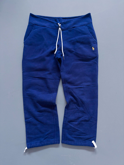 Polo Ralph Lauren Vintage Jogger Pants – Navy Blue (Yellow Logo)