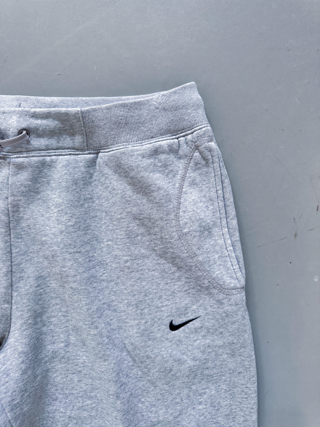 Nike Vintage Jogger Pants – Grey (Black Logo)