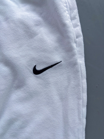 Nike Vintage Jogger Pants – White (Black Logo)