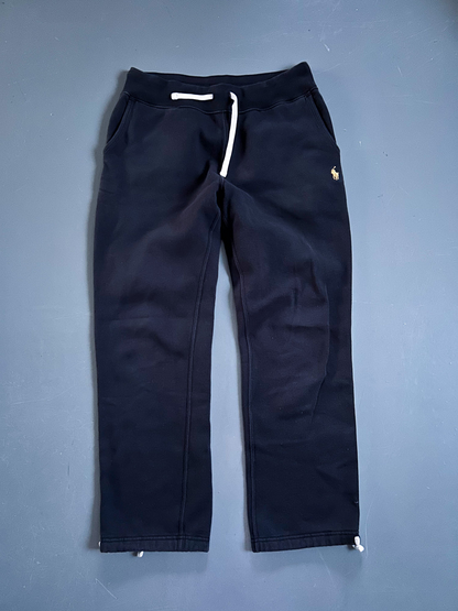 Polo Ralph Lauren Vintage Jogger Pants – Black (Yellow Logo)