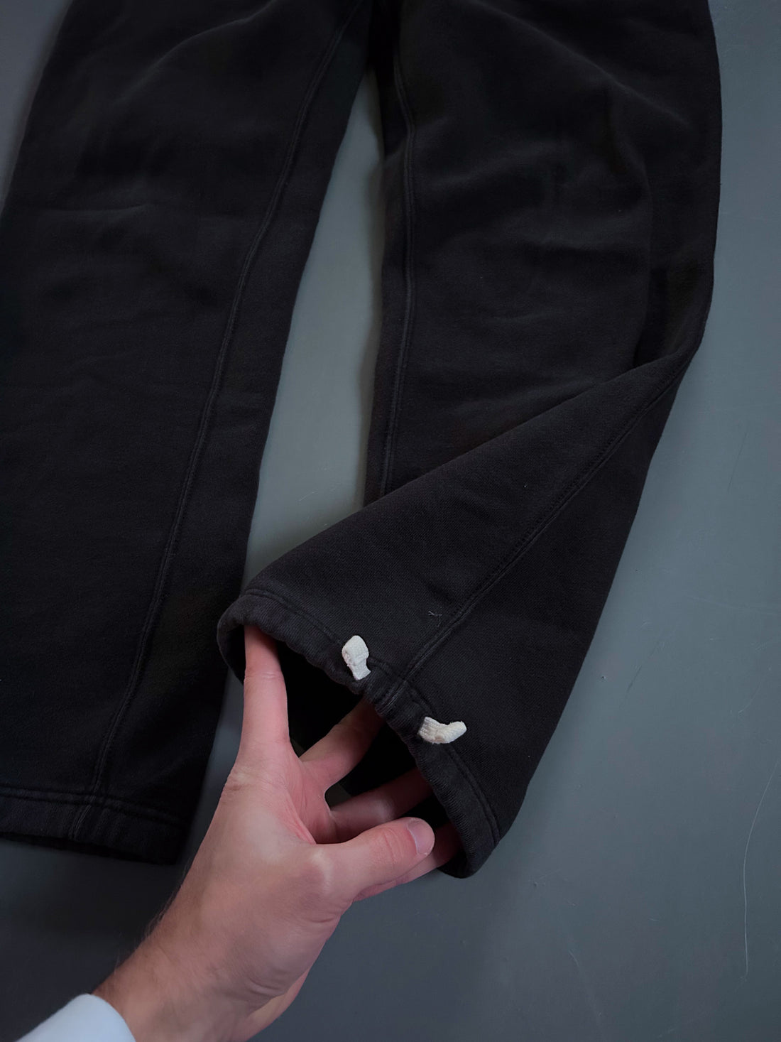 Polo Ralph Lauren Vintage Jogger Pants – Black (Yellow Logo)