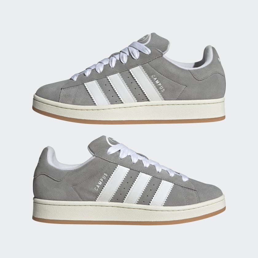 Adidas Campus 00s Unisex Grey Three-Off-White