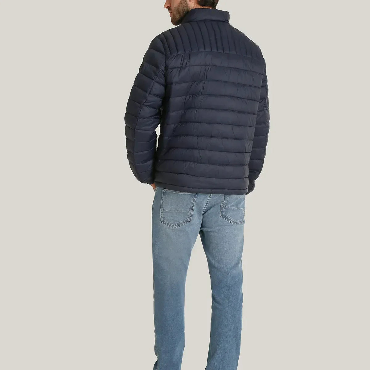 Parka Weight Quilted Azul Tommy Hilfiger