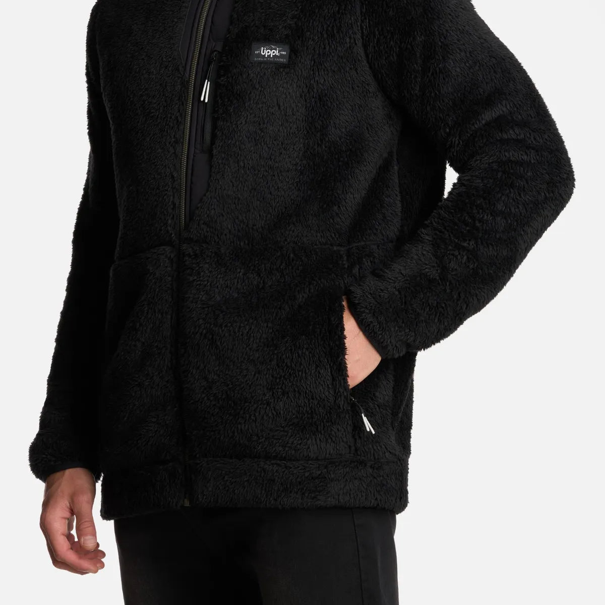 Polar Hombre Bear Shaggy-Pro Hoody Jacket Negro Lippi
