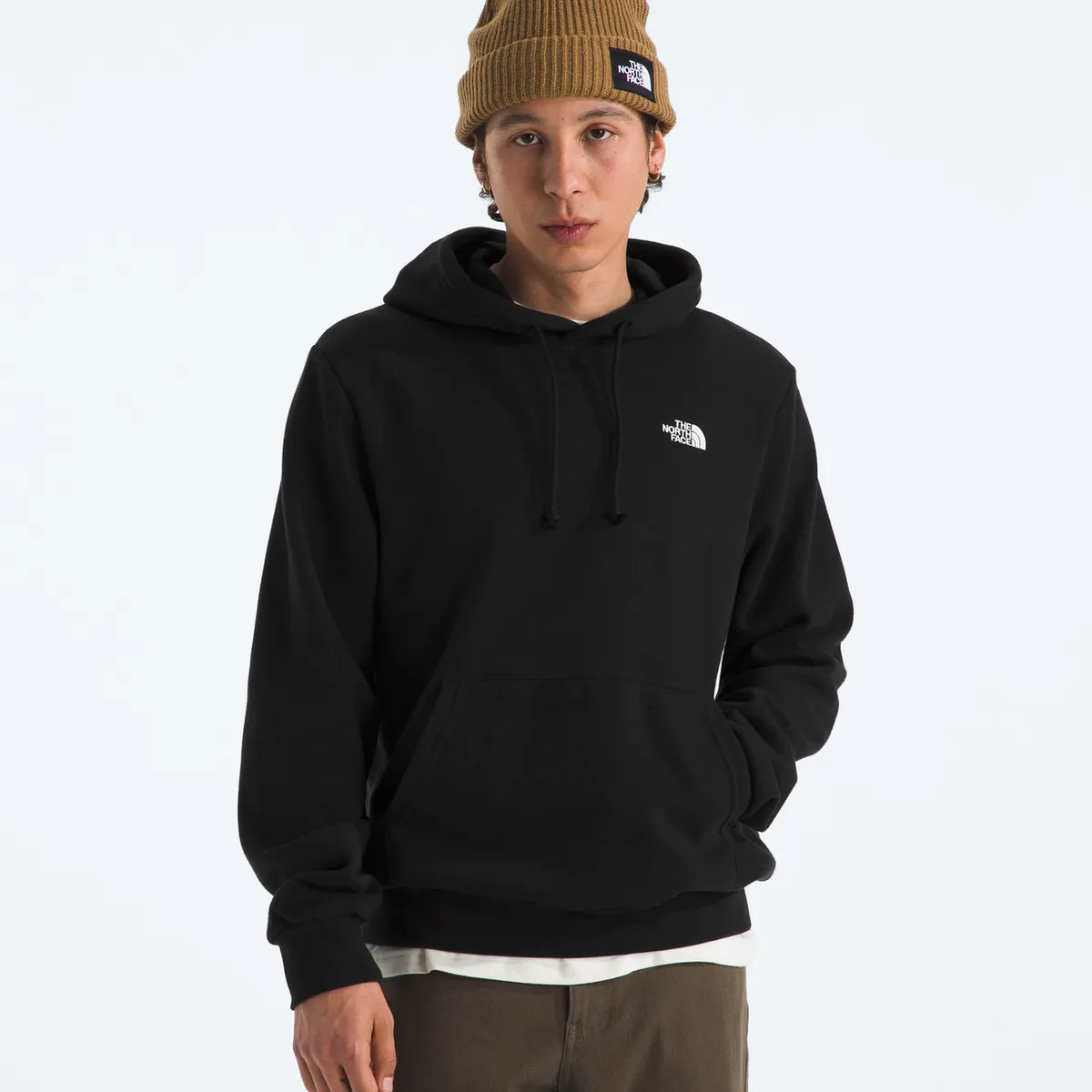 Poleron Evo Emb Hoodie Hombre Negro