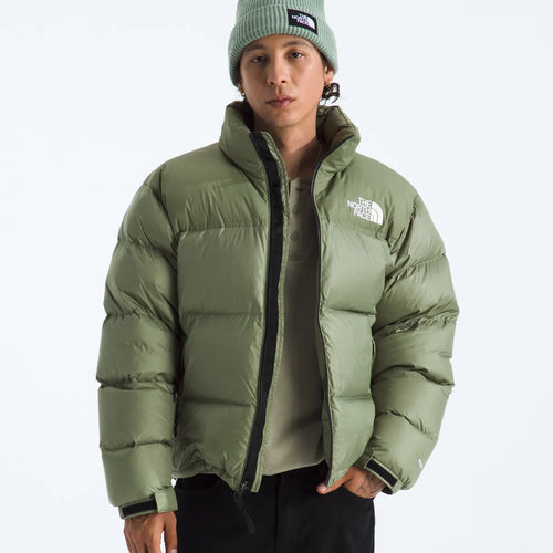Chaqueta De Pluma 1996 Retro Nuptse Hombre Verde Claro
