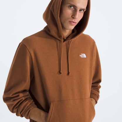 Poleron Evo Emb Hoodie Hombre Café