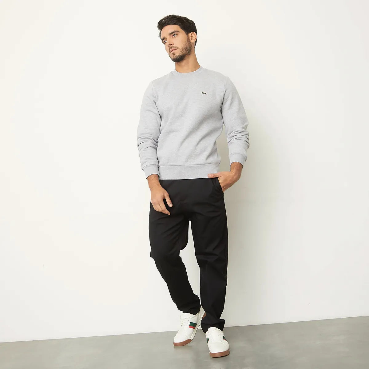 Poleron Manga Larga Algodón Hombre Lacoste