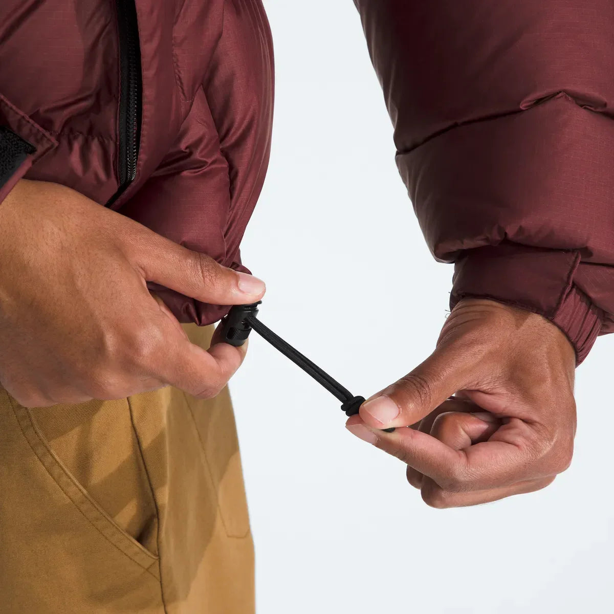 Chaqueta De Pluma 1996 Retro Nuptse Hombre Burdeo