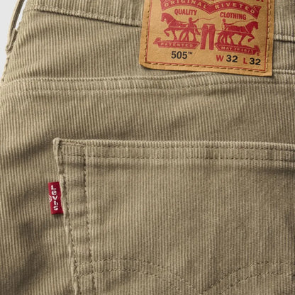 Jeans Hombre 505 Regular Cotelé Café Levis