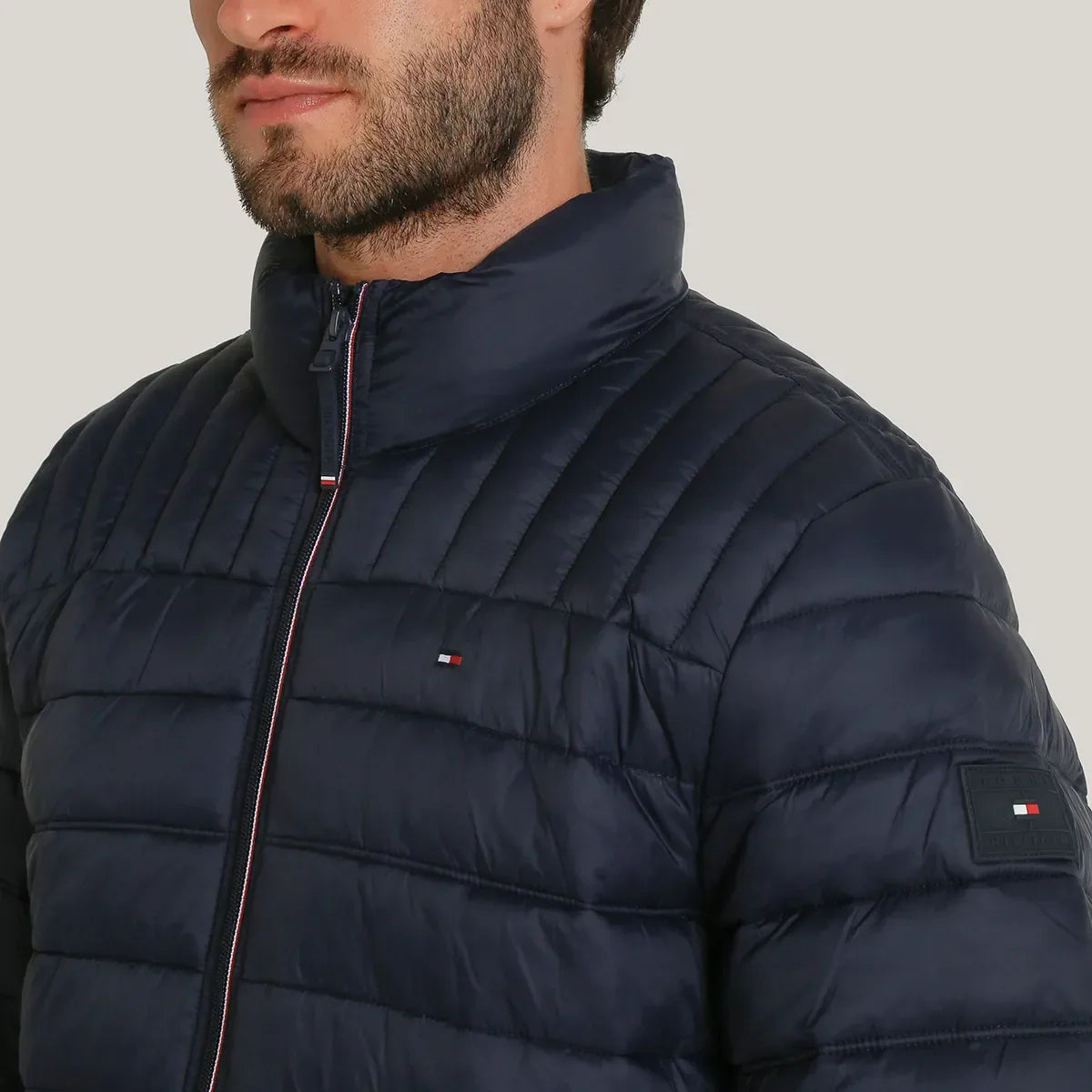 Parka Weight Quilted Azul Tommy Hilfiger