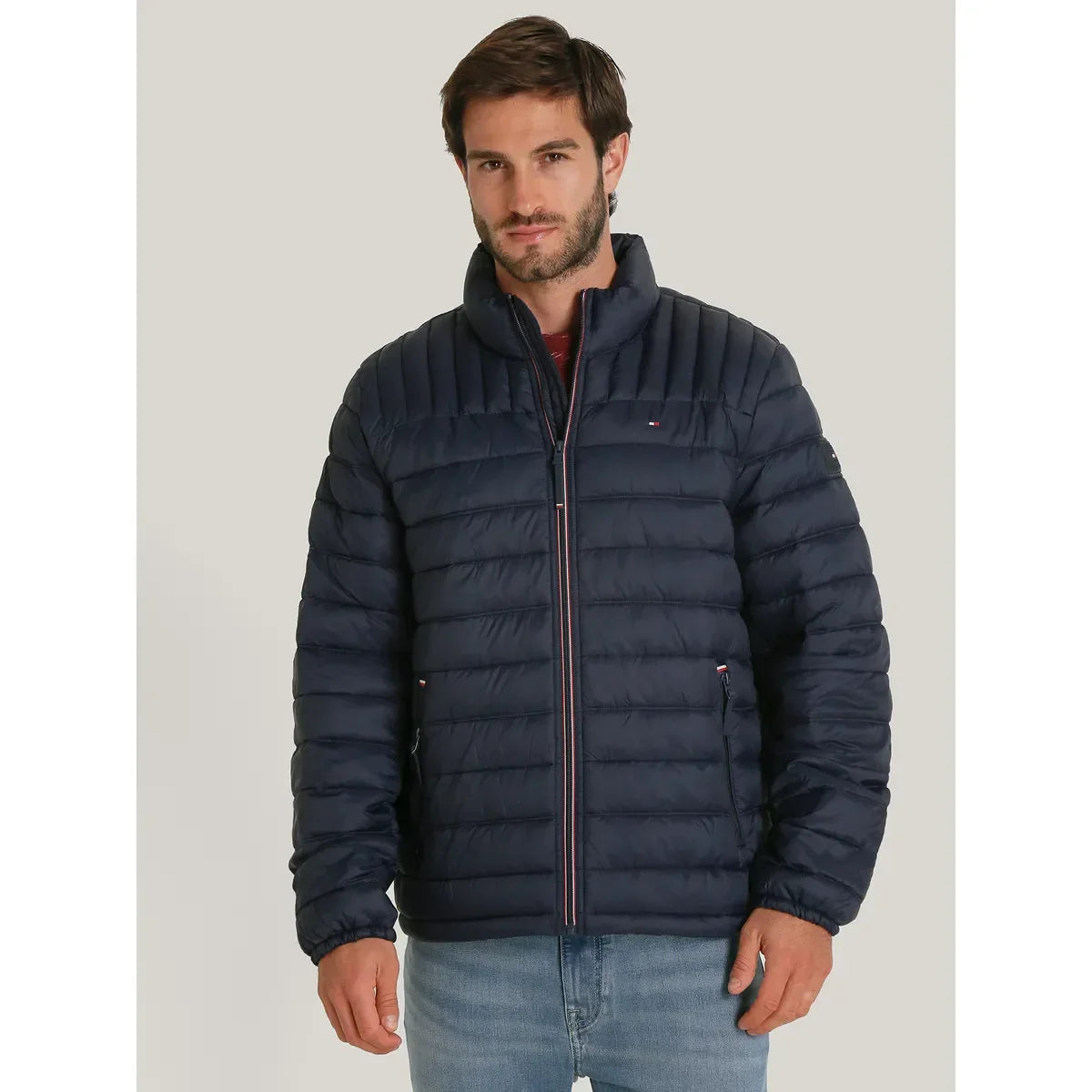 Parka Weight Quilted Azul Tommy Hilfiger