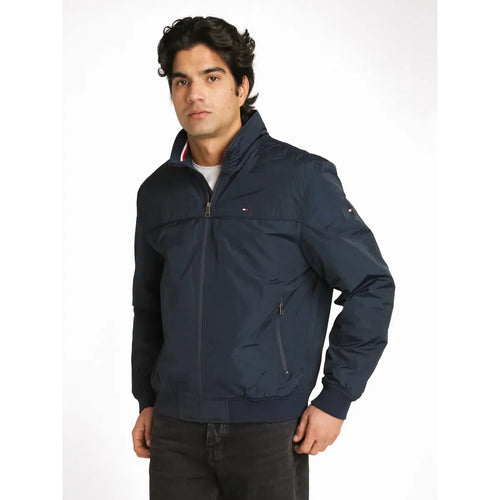 Chaqueta Bomber Golf Con Logo Azul Tommy Hilfiger